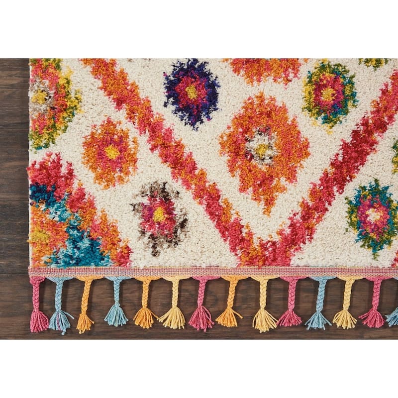 Nourison Moroccan Casbah Tassel Bohemian Area Rug