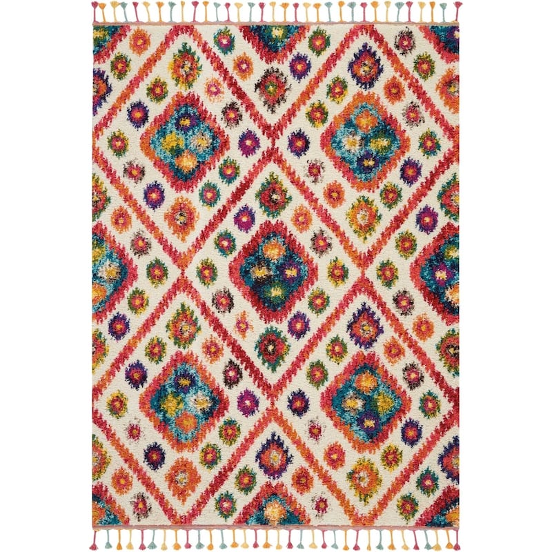 Nourison Moroccan Casbah Tassel Bohemian Area Rug