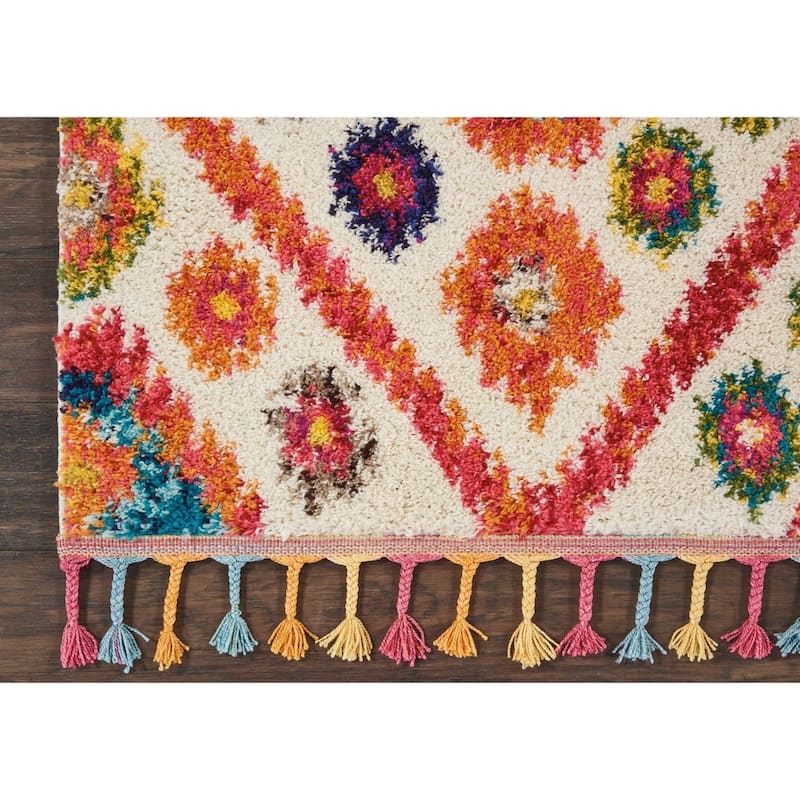 Nourison Moroccan Casbah Tassel Bohemian Area Rug