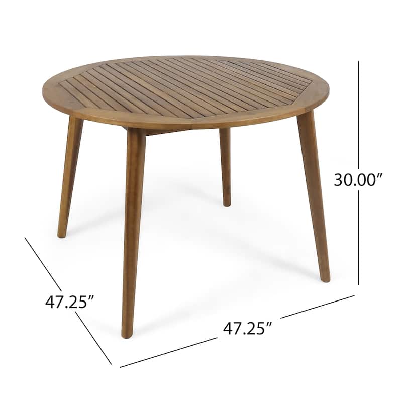 Stamford Outdoor Acacia Dining Table by Christopher Knight Home