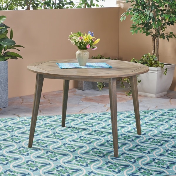 Stamford Outdoor Acacia Dining Table By Christopher Knight Home Stamford Outdoor Acacia Dining Table By Christopher Knight Home