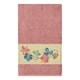 preview thumbnail 2 of 3, Authentic Hotel and Spa Turkish Cotton Floral Vine Embroidered Tea Rose 3-piece Towel Set