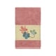 preview thumbnail 4 of 3, Authentic Hotel and Spa Turkish Cotton Floral Vine Embroidered Tea Rose 3-piece Towel Set