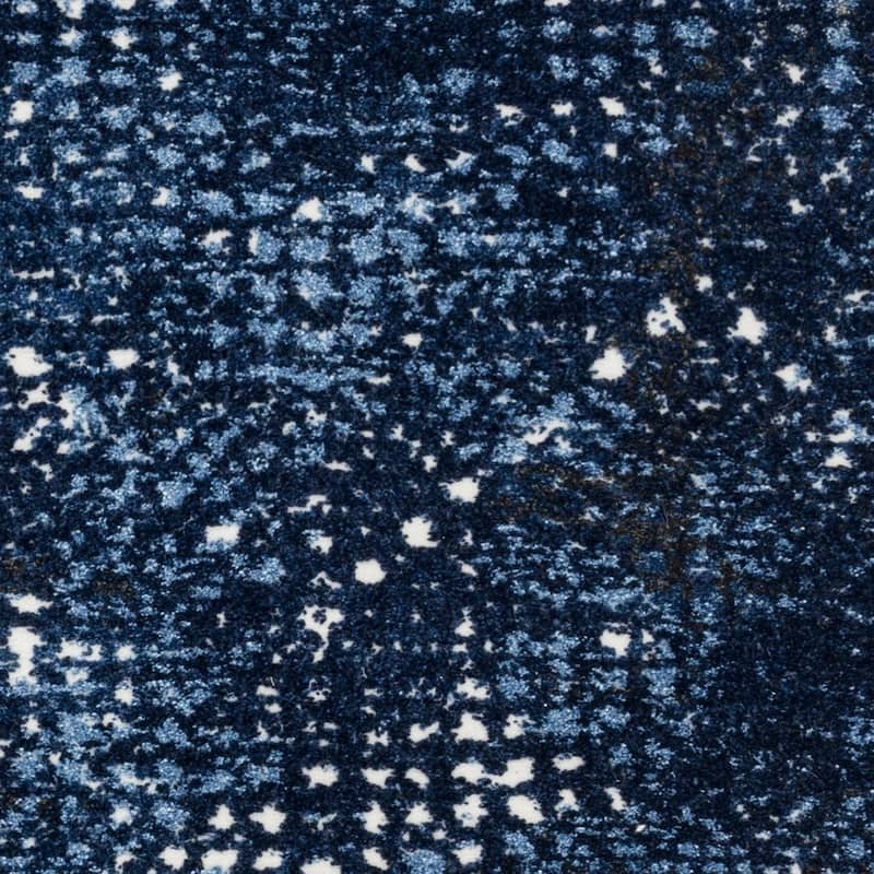 Alexander Home Cassidy Indigo Chevron Area Rug