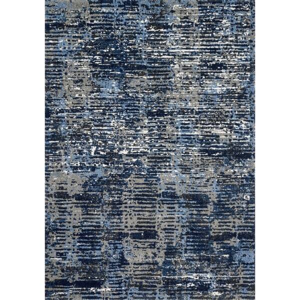 Alexander Home Cassidy Modern Abstract Area Rug On Sale Overstock 21869306 Dark Blue Grey 3 1 X 5 7