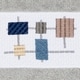 preview thumbnail 7 of 5, Authentic Hotel and Spa Turkish Cotton Squares Embroidered Light Grey 3-piece Towel Set