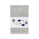 preview thumbnail 4 of 5, Authentic Hotel and Spa Turkish Cotton Squares Embroidered Light Grey 3-piece Towel Set