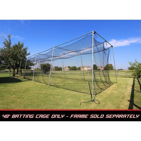 Cimarron Sports 40x12x10 No 24 Polyethylene Batting Cage Net Only