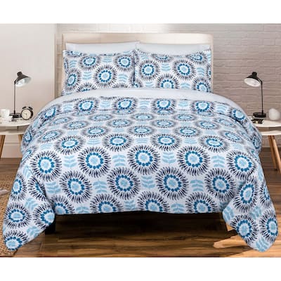 Nouvelle Home Scandi Floral Cotton Comforter Set