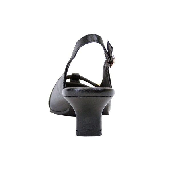 low heel pumps wide width