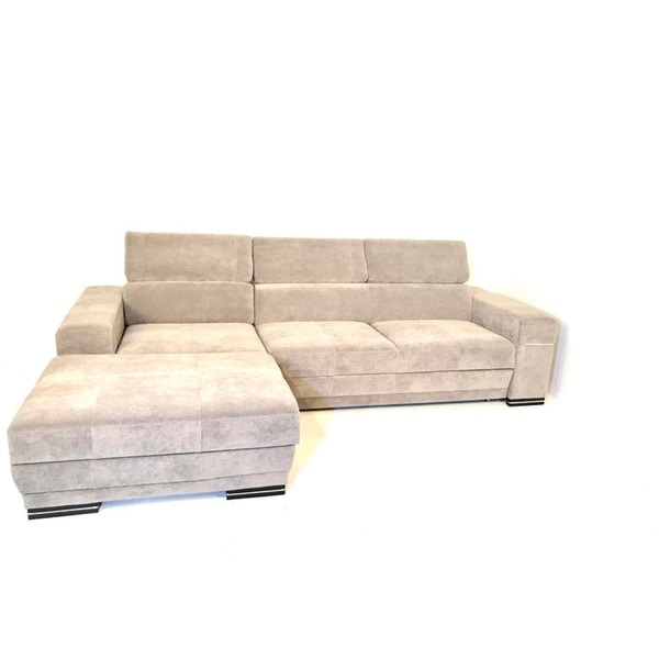 Parys Faux Leather L Shaped Convertible Sleeper Sectional Free Parys Faux Leather L Shaped Convertible Sleeper Sectional