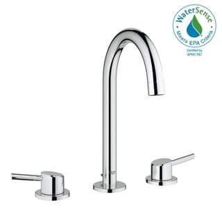 Grohe Bathroom Faucets Online At Our Best Grohe Concetto 8 Widespread Two Handle Bathroom Faucet L Size 2021700a Starlight Chrome