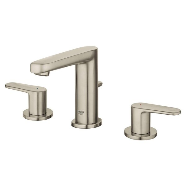 Grohe Eurostyle 8 Widespread Two Handle Bathroom Faucet Brushed Nickel New
