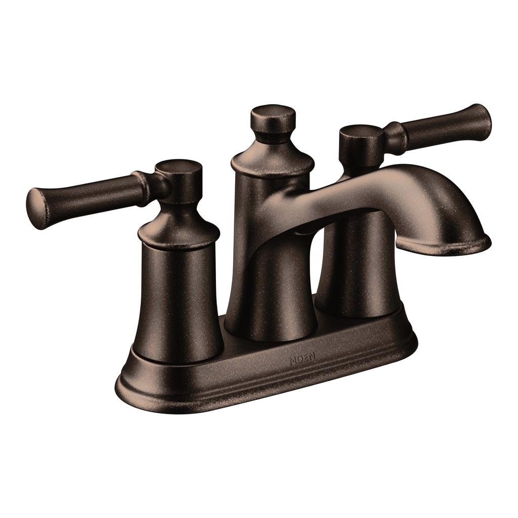 Shop Moen Dartmoor Two Handle Bathroom Faucet Oil Rubbed Bronze