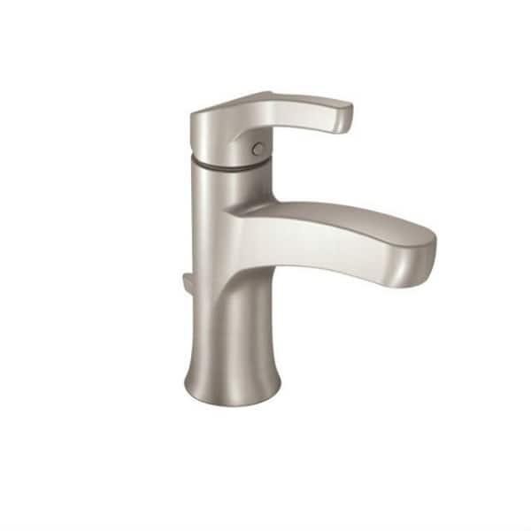 Moen Danika Spot Resist OneHandle High Arc Bathroom Faucet, Brushed