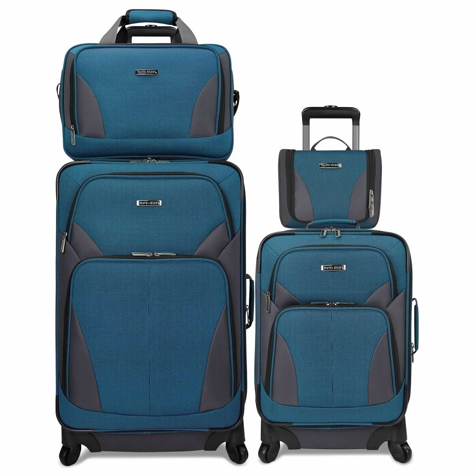 travel select 4 piece luggage set