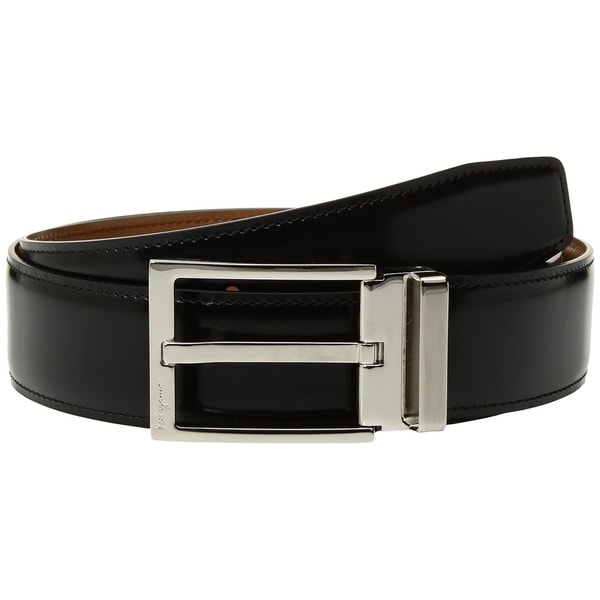 Shop Ferragamo Men&#39;s Adjustable Reversible Belt - Free Shipping Today - Overstock - 21891622