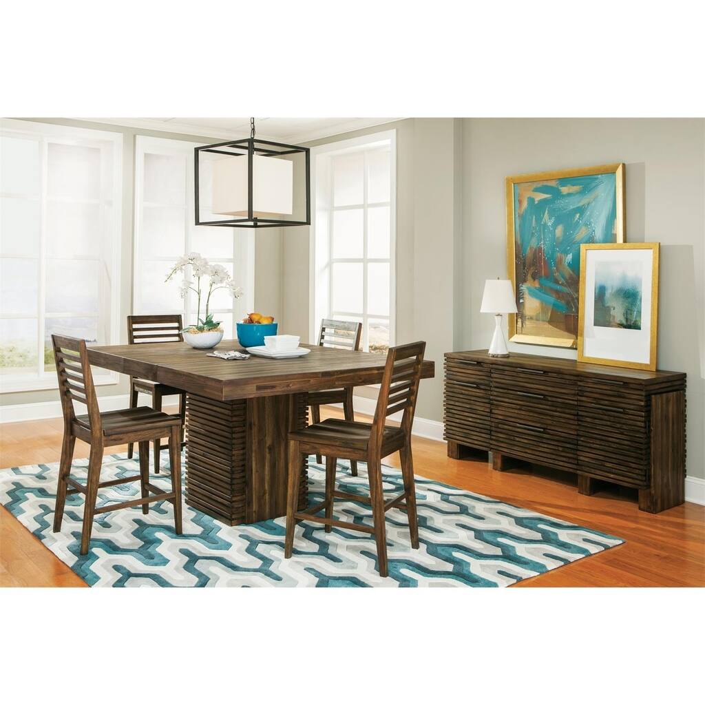 Modern Gatherings Gathering Height Table - TOP ONLY - brushed acacia