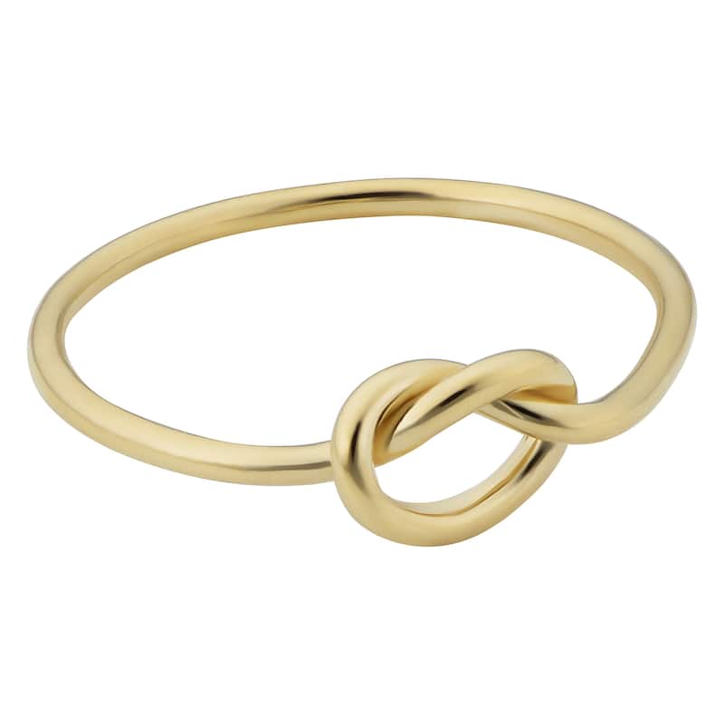 14k Gold High Polish Love Knot Ring (Yellow gold, Rose gold or White gold)