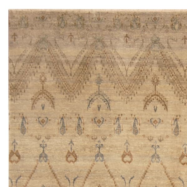Handmade One Of A Kind Ikat Wool Rug India 8 X 10 On Sale Overstock 21892367