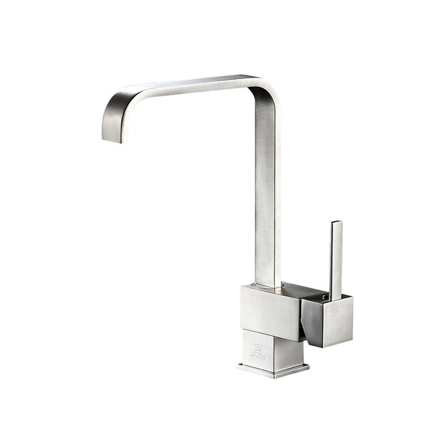 ANZZI Sabre Single-Handle Standard Kitchen Faucet in Brushed Nickel - Silver. Opens flyout.