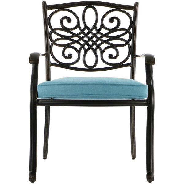Shop Hanover Traditions 9 Piece Dining Set In Blue With 6 Dining