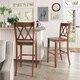 Eleanor Double X Back Bar Height Chairs (Set of 2) by iNSPIRE Q Classic - Thumbnail 1