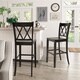 Eleanor Double X Back Bar Height Chairs (Set of 2) by iNSPIRE Q Classic - Thumbnail 4