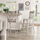 Eleanor Double X Back Bar Height Chairs (Set of 2) by iNSPIRE Q Classic - Thumbnail 6
