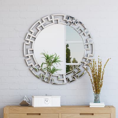 Kyra Glam Wall Mirror by Christopher Knight Home - Clear
