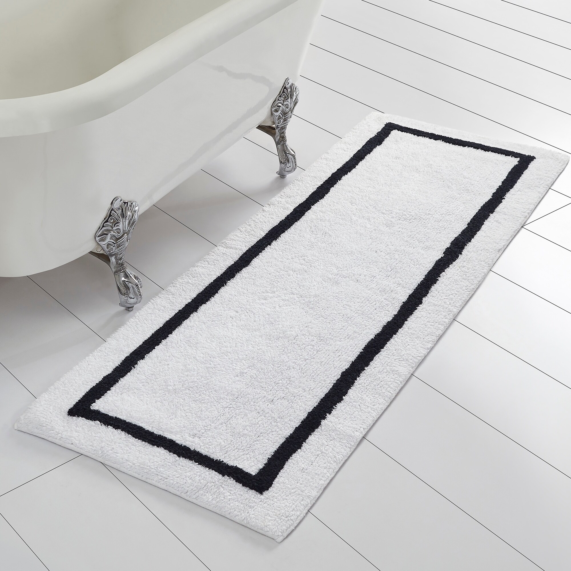 Modern Threads 2-Pack Reversible Contrast Stripe Bath Mat Set - On Sale -  Bed Bath & Beyond - 21893457