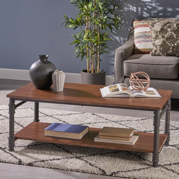 Cagny Industrial Coffee Table by Christopher Knight Home
