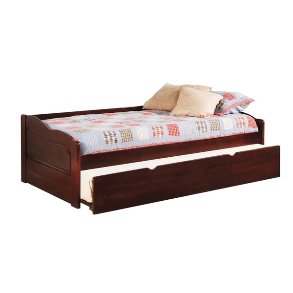 Taylor & Olive Savery Transitional Wooden Daybed with Trundle