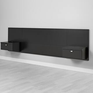 Wall Mounted Headboards For Less Clay Alder Home Hewitt Floating Queen Headboard Set 2 Options Available