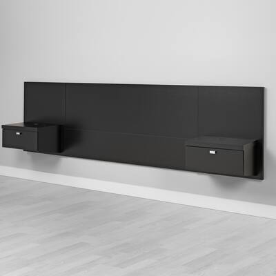 Prepac Series 9 Designer Floating Queen Headboard
