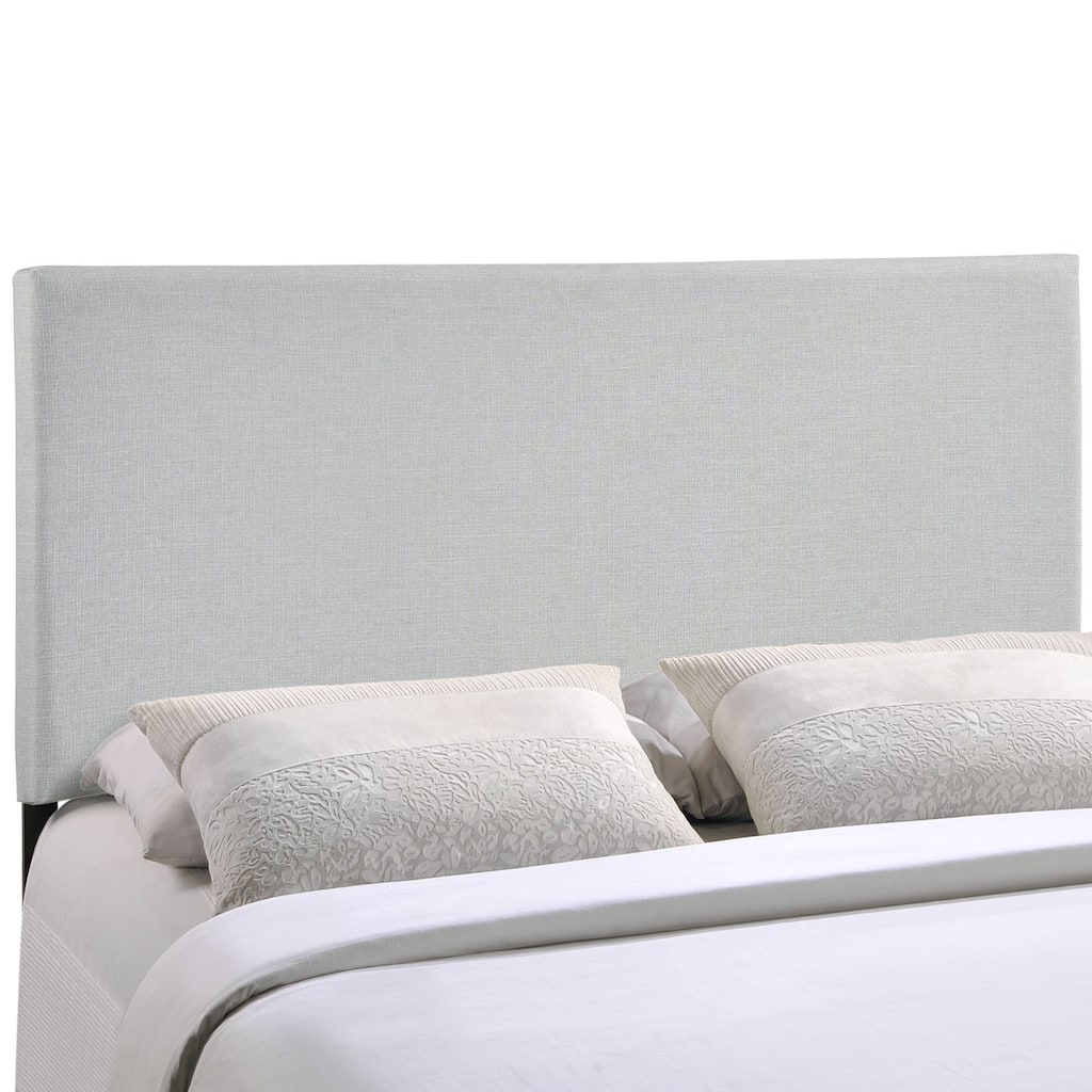 Porch & Den Lorman Grey Upholstered Headboard