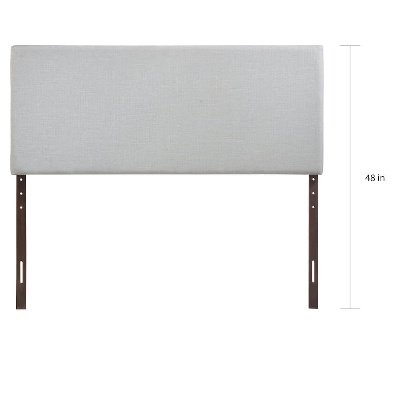 Porch & Den Lorman Grey Upholstered Headboard