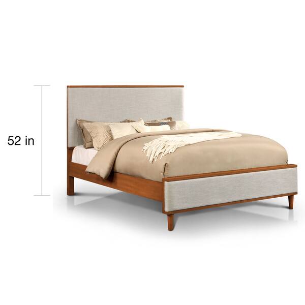 Shop Black Friday Deals On Furniture Of America Corrine Ii Mid Century Modern King Platform Bed On Sale Overstock 21895249