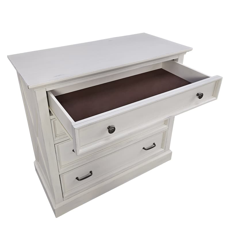 Seaside Lodge Off-White 4-drawer Chest by homestyles