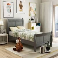 Acme Furniture Louis Philippe III California King Transitional Sleigh Bed, A1 Furniture & Mattress