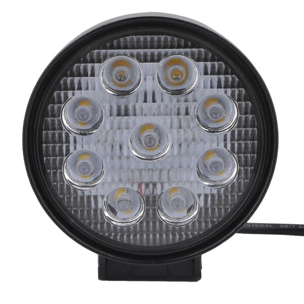 2pcs/set Car High Brightness Off Road Light Round Shape 27W