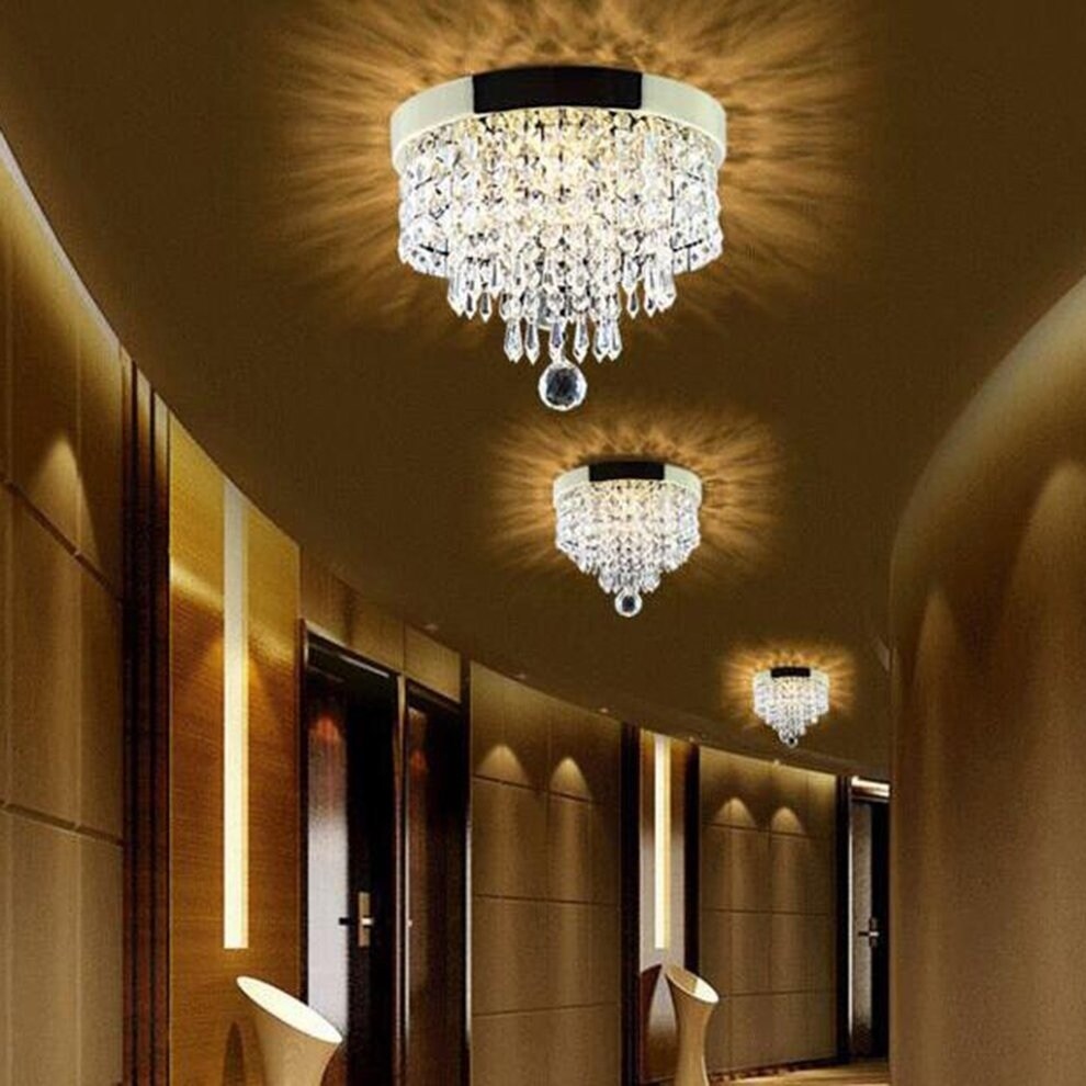 Elegant Chandelier Crystal Drop Light Clear Ceiling Fixture Lamp - Chandeliers For Bedrooms by Overstock.com