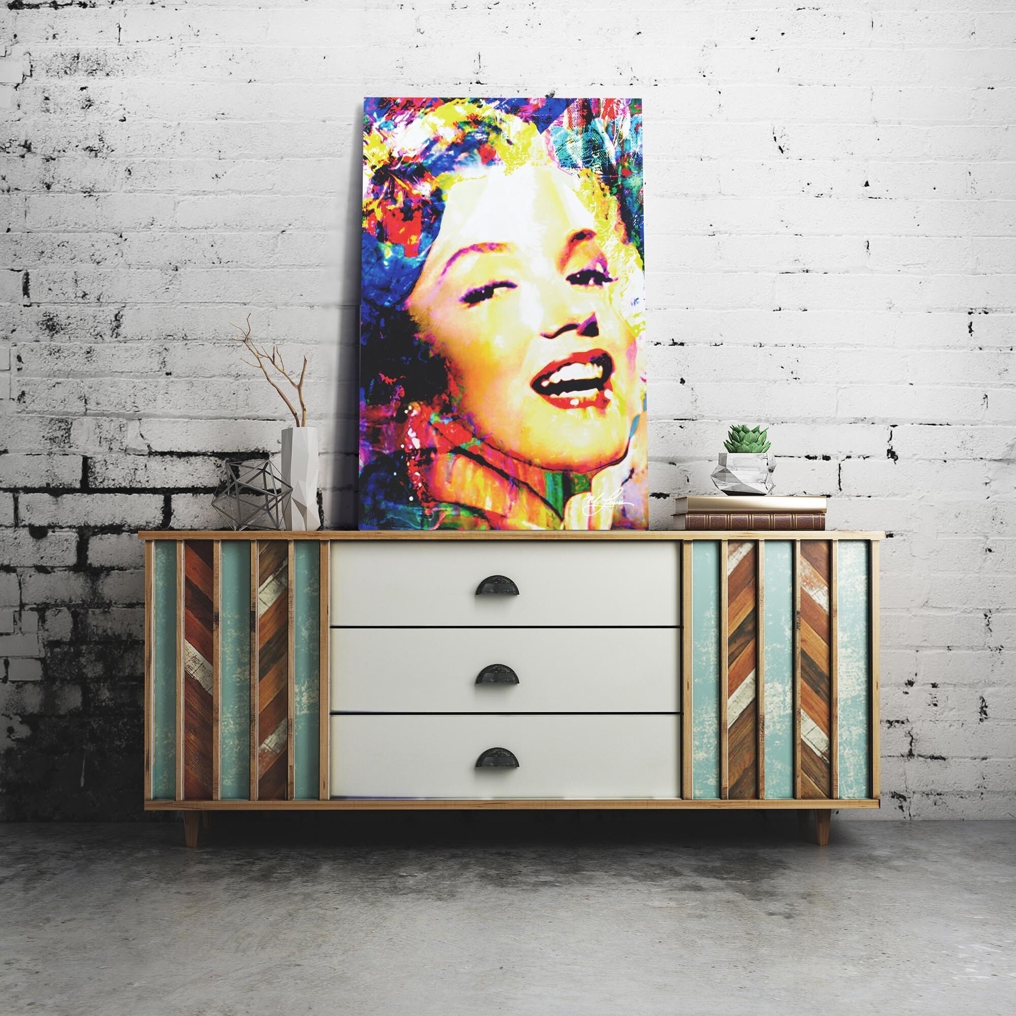 Shop Mark Lewis Marilyn Monroe Marilyn Bee 22in X 32in Celebrity