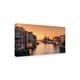 Eric Zhang 'Dawn On Venice Canal' Canvas Art - Multi-color - On Sale ...