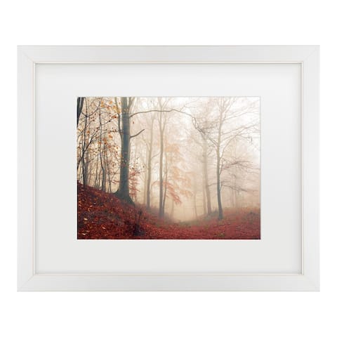 Leif Londal 'Waiting For The Deer' Matted Framed Art