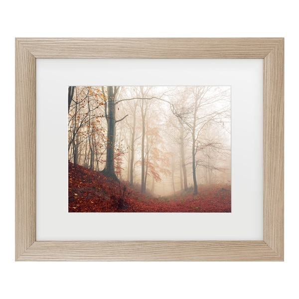 Leif Londal 'Waiting For The Deer' Matted Framed Art