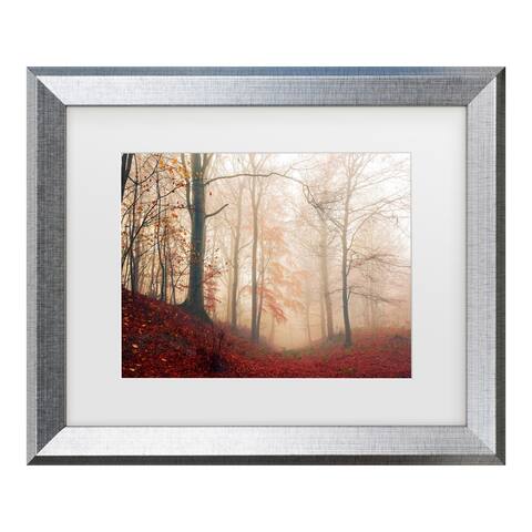 Leif Londal 'Waiting For The Deer' Matted Framed Art