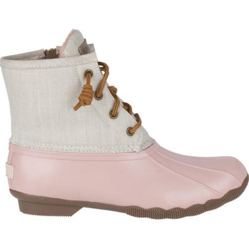 rose gold sperry duck boots