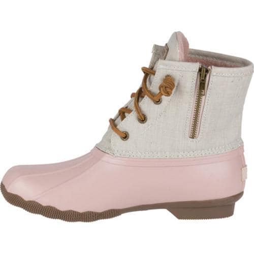 pink sperry duck boots