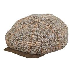 stetson newsboy cloth hat